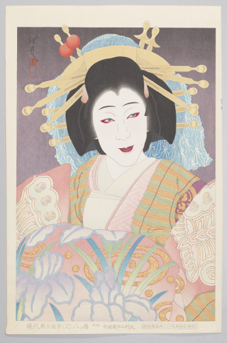 %26%23332%3Bta%20Masamitsu%2C%20%3Cb%3E%3Ci%3E%20Nakamura%20Utaemon%20VI%20as%20the%20Courtesan%20Yatsuhashi%2C%20from%20the%20series%20Flowers%20of%20the%20Modern%20Stage%3C%2Fi%3E%3C%2Fb%3E%2C%201954%2C%20color%20woodblock%20print%20on%20paper%2C%20Gift%20of%20Mrs.%20Fay%20Kramer%2C%20%26%23169%3B%20unknown%2C%20research%20required%2C%2091.48.1B